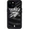 NBA Oklahoma City Thunder Black Animal Print iPhone 13 Mini Waterproof Case