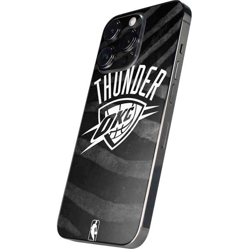 NBA Oklahoma City Thunder Black Animal Print iPhone 13 Pro Max Skin