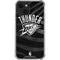 NBA Oklahoma City Thunder Black Animal Print iPhone 14 Clear Case