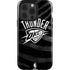 NBA Oklahoma City Thunder Black Animal Print iPhone 14 Pro Impact Case