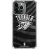 NBA Oklahoma City Thunder Black Animal Print iPhone 14 Pro Max Clear Case