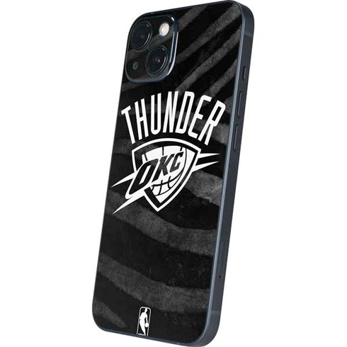 NBA Oklahoma City Thunder Black Animal Print iPhone 14 Skin