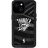 NBA Oklahoma City Thunder Black Animal Print iPhone 15 Waterproof Case