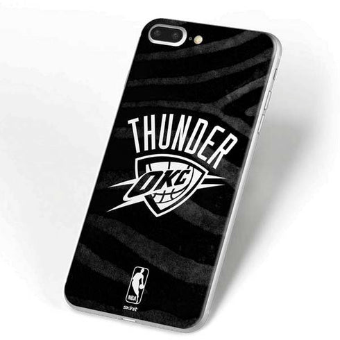 NBA Oklahoma City Thunder Black Animal Print iPhone 7 Plus Skin