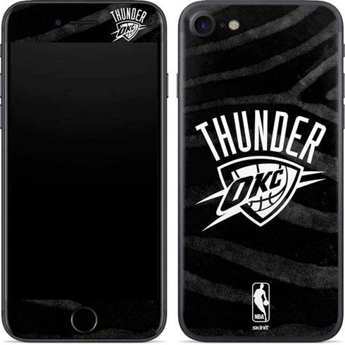 NBA Oklahoma City Thunder Black Animal Print iPhone 7 Skin