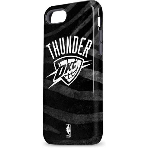 NBA Oklahoma City Thunder Black Animal Print iPhone 8 Pro Case
