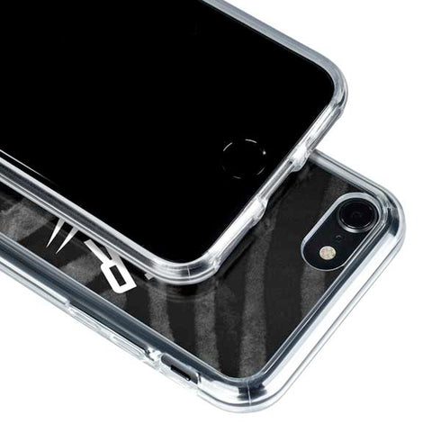 NBA Oklahoma City Thunder Black Animal Print iPhone SE (2nd & 3rd Gen) Clear Case