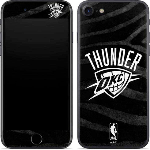 NBA Oklahoma City Thunder Black Animal Print iPhone SE (2nd & 3rd Gen) Skin