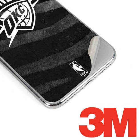 NBA Oklahoma City Thunder Black Animal Print iPhone XR Skin