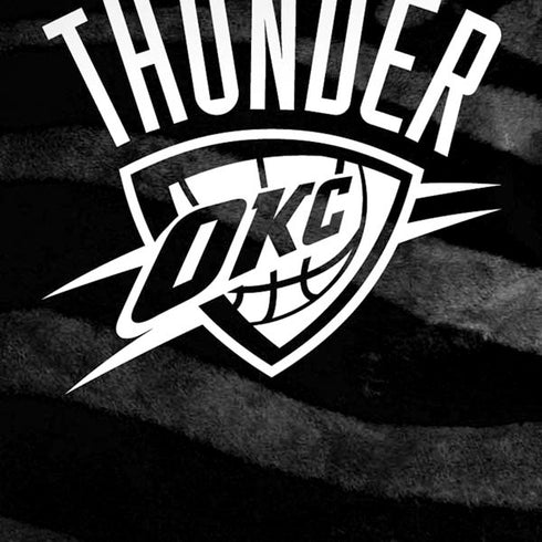 NBA Oklahoma City Thunder Black Animal Print iPhone XR Skin