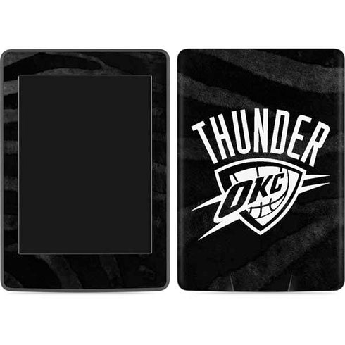 NBA Oklahoma City Thunder Black Animal Print Amazon Kindle Skin