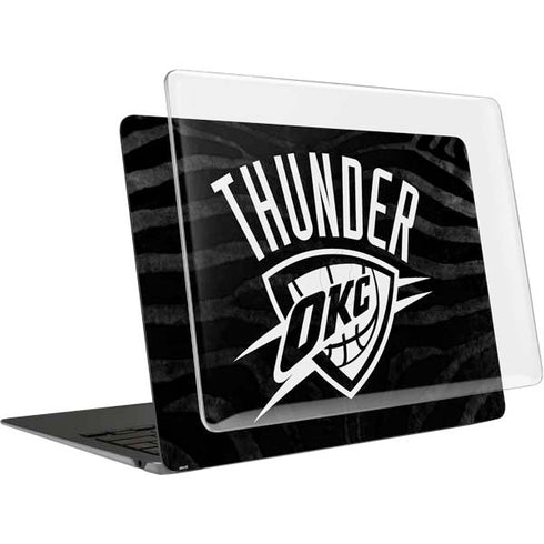 NBA Oklahoma City Thunder Black Animal Print MacBook Air 15in (2023-2025) Case plus Skin