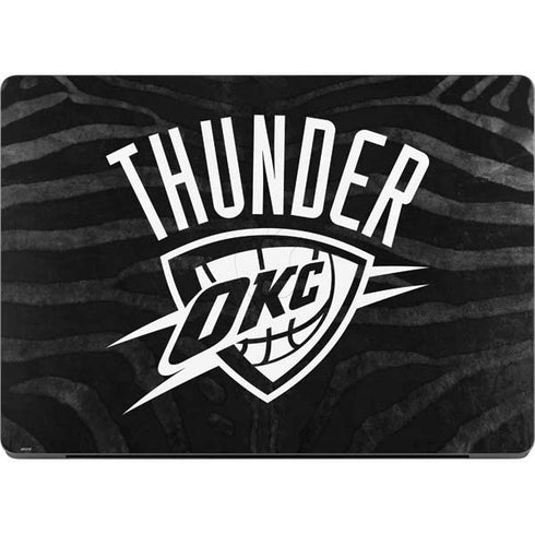 NBA Oklahoma City Thunder Black Animal Print MacBook Pro 14in (2021-24) Skin