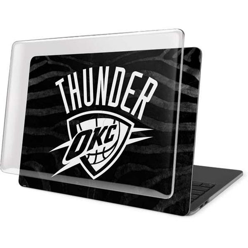NBA Oklahoma City Thunder Black Animal Print MacBook Pro 15in (2016-19) Case plus Skin