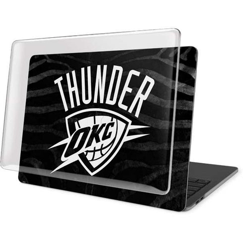 NBA Oklahoma City Thunder Black Animal Print MacBook Pro 16in (2019-20) Case plus Skin
