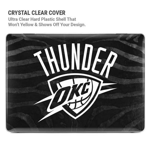 NBA Oklahoma City Thunder Black Animal Print MacBook Pro 16in (2021-25) Case plus Skin