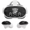 NBA Oklahoma City Thunder Black Animal Print Meta Quest 3 Skin