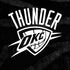 NBA Oklahoma City Thunder Black Animal Print Moto E5 Play Skin