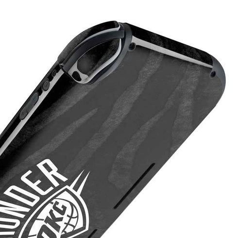 NBA Oklahoma City Thunder Black Animal Print Nintendo Switch Lite Skin