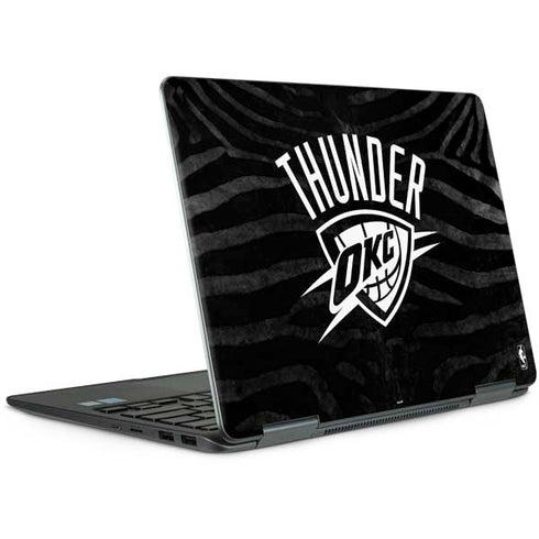 NBA Oklahoma City Thunder Black Animal Print Notebook 9 Pro 13in (2017) Skin