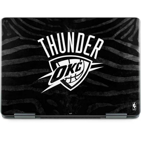 NBA Oklahoma City Thunder Black Animal Print Notebook 9 Pro 13in (2017) Skin
