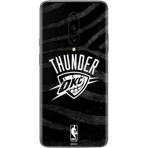 NBA Oklahoma City Thunder Black Animal Print OnePlus 7 Pro Skin