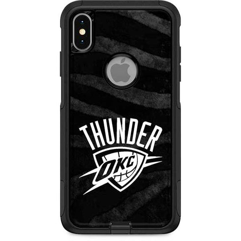 NBA Oklahoma City Thunder Black Animal Print Otterbox Commuter iPhone Skin
