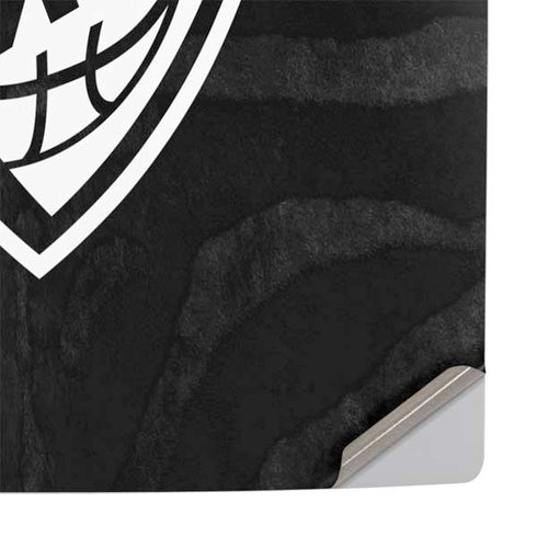 NBA Oklahoma City Thunder Black Animal Print PS5 Slim Disk Console Skin