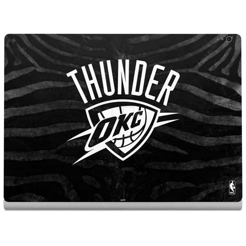 NBA Oklahoma City Thunder Black Animal Print Surface Book 2 13.5in Skin