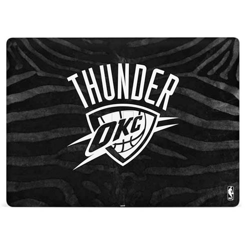 NBA Oklahoma City Thunder Black Animal Print Surface Laptop 2 Skin