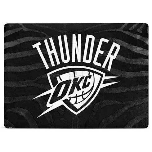 NBA Oklahoma City Thunder Black Animal Print Surface Laptop 3 13.5in Skin
