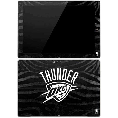 NBA Oklahoma City Thunder Black Animal Print Surface Pro 3 Skin