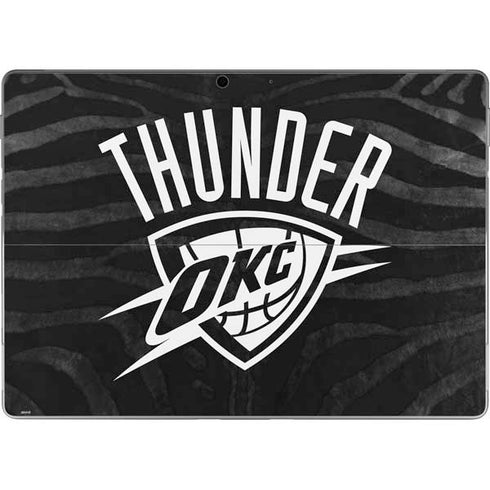 NBA Oklahoma City Thunder Black Animal Print Surface Pro 9 Skin