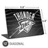 NBA Oklahoma City Thunder Black Animal Print Universal Laptop 12in (9.8 x 6.8in) Skin