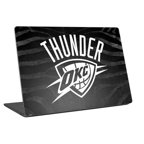 NBA Oklahoma City Thunder Black Animal Print Universal Laptop 14in (11.4 x 8.2in) Skin