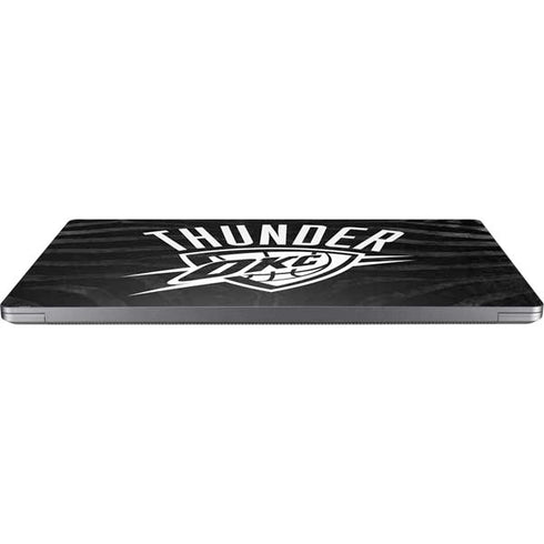 NBA Oklahoma City Thunder Black Animal Print Universal Laptop 16in (13 x 9.4in) Skin