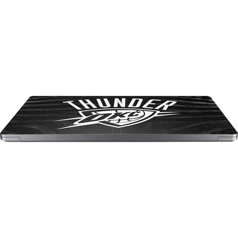 NBA Oklahoma City Thunder Black Animal Print Universal Laptop 17in (13.8 x 10in) Skin