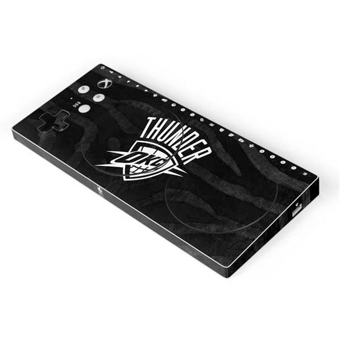 NBA Oklahoma City Thunder Black Animal Print Xbox Adaptive Controller Skin