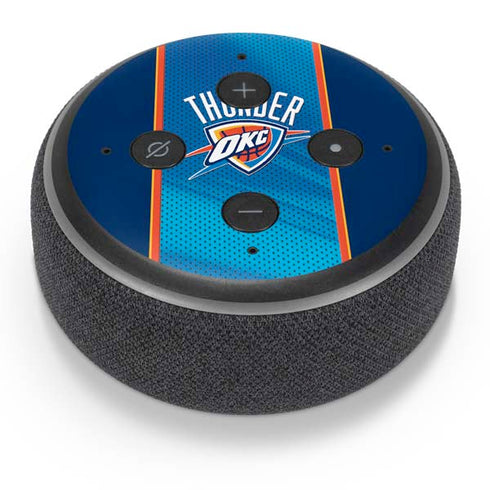 NBA Oklahoma City Thunder Blue Jersey Amazon Echo Dot Skin