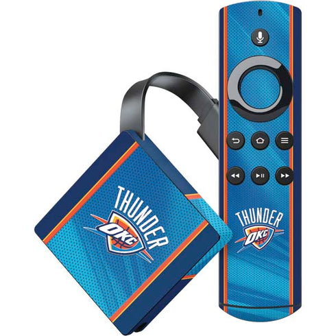 NBA Oklahoma City Thunder Blue Jersey Amazon Fire TV Skin