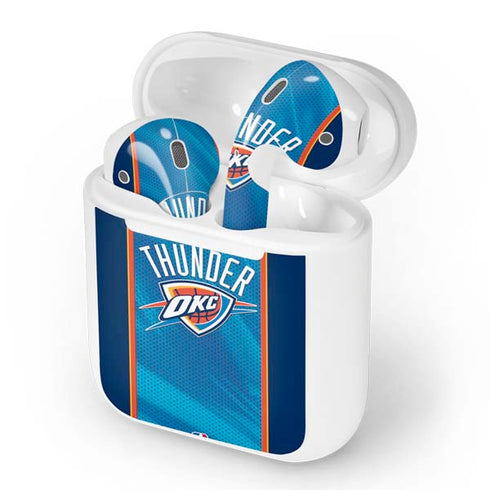 NBA Oklahoma City Thunder Blue Jersey Apple AirPods Skin