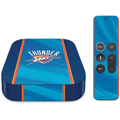 NBA Oklahoma City Thunder Blue Jersey Apple TV Skin