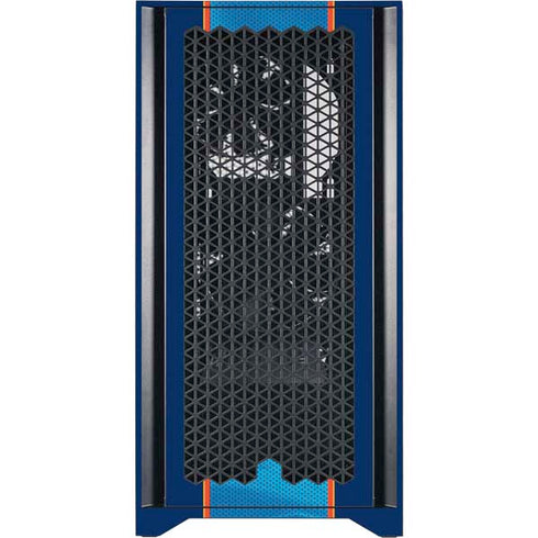 NBA Oklahoma City Thunder Blue Jersey Corsair 4000D Tempered Glass Mid-Tower ATX Case Skin