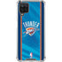 NBA Oklahoma City Thunder Blue Jersey Galaxy A12 Clear Case