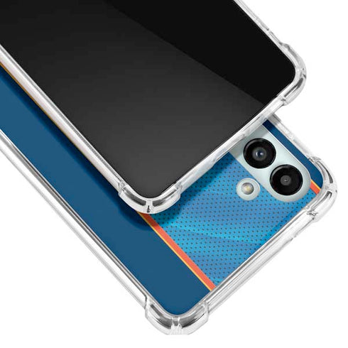 NBA Oklahoma City Thunder Blue Jersey Galaxy A13 5G Clear Case