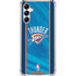 NBA Oklahoma City Thunder Blue Jersey Galaxy A14 5G Clear Case