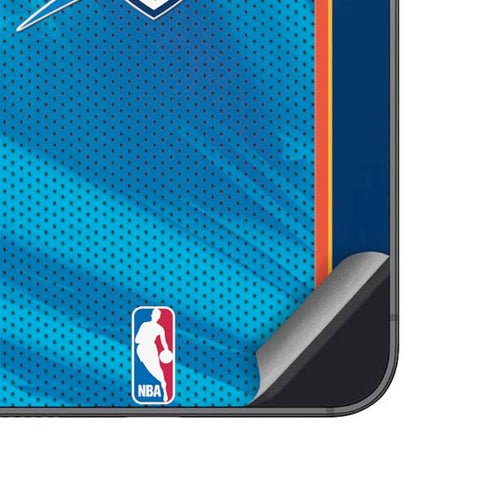 NBA Oklahoma City Thunder Blue Jersey Galaxy A14 5G Skin