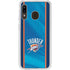 NBA Oklahoma City Thunder Blue Jersey Galaxy A20 Clear Case