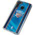 NBA Oklahoma City Thunder Blue Jersey Galaxy A21 Clear Case