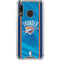 NBA Oklahoma City Thunder Blue Jersey Galaxy A30 Clear Case